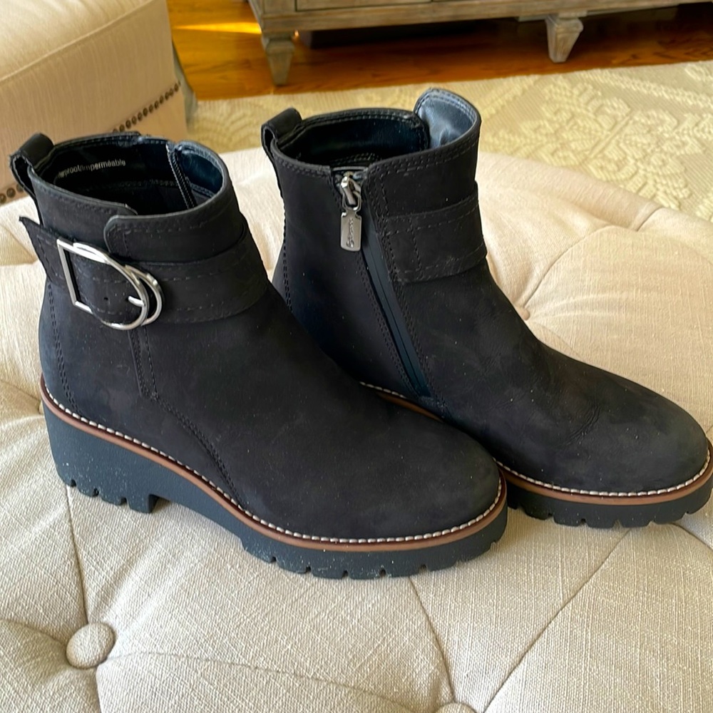 Blondo Dagger Waterproof Black Nubuck Boot 7M